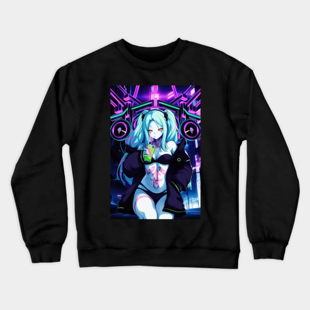 Night City Crewneck Sweatshirt by ZuleYang22